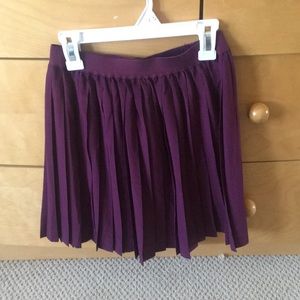maroon stretchy skirt